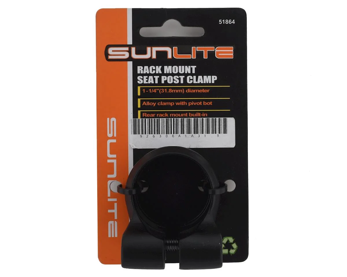 Sunlite Rack Seatpost Clamp (Black) (31.8mm) - view 2